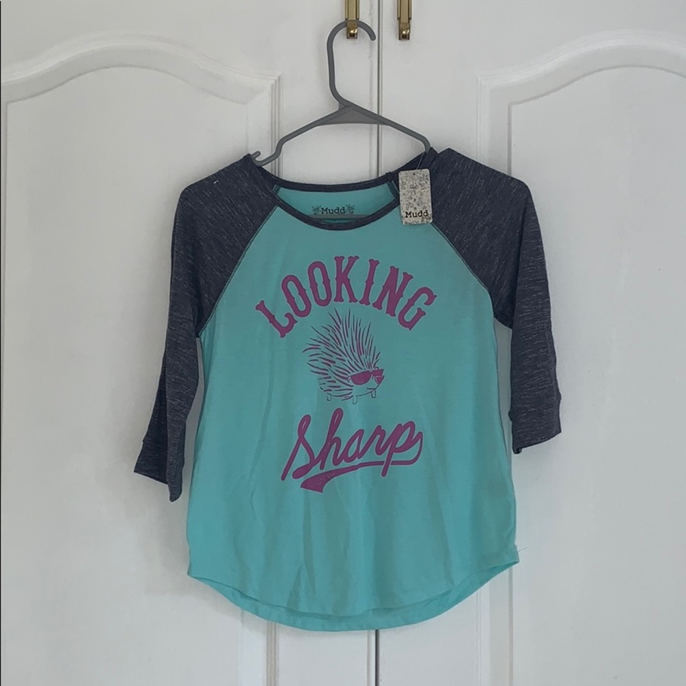 Girls mid sleeve shirt